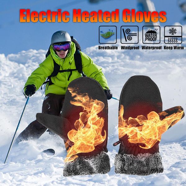 

ski gloves waterproof gloves with touchscreen function snowboard heated warm snowmobile snow men women