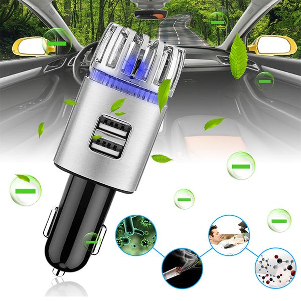 

car purifier freshener portable negative ions air cleaner usb fog cleaner auto fresh air purifier oxygen bar ozone ionizer ca