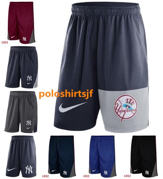 

men style ny yankees black and blue franchise performance shorts, Blue;black
