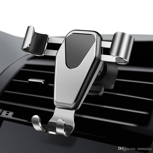 supporto per presa daria supporto per cellulare per auto supporto per telefono Vent Supporto universale per telefono cellulare con presa daria per qualsiasi smartphone da 4 a 6.5 pollici black