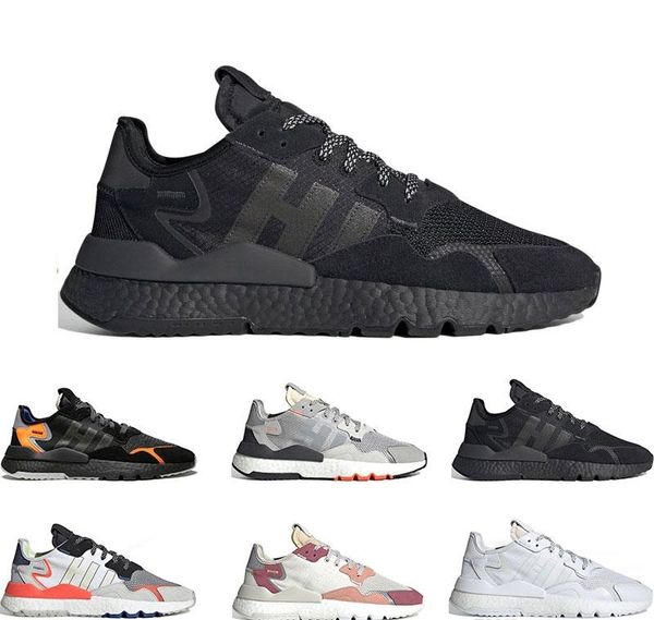 

new running shoes for men nite jogger black and grey black orange grey pack triple black white grey red ice mint 36-45, White;red