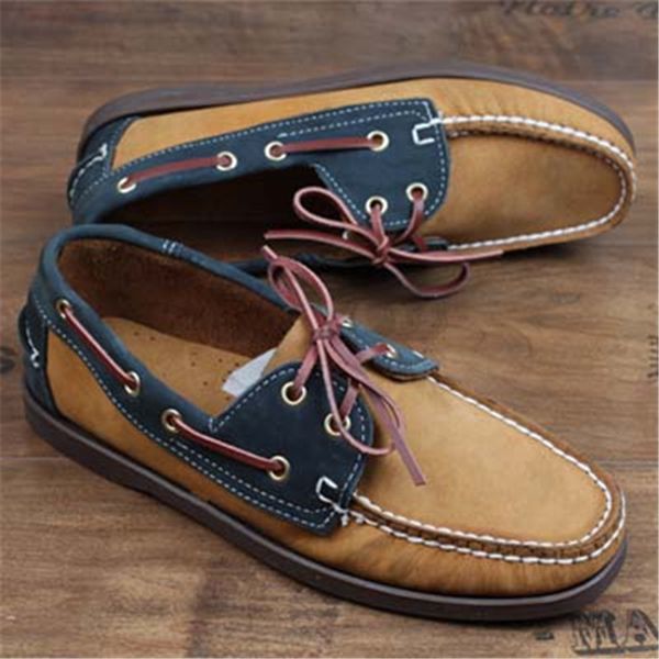 

dockside shoes men big sie mens shoes casual spring autumn flat male comfortable boat shoe 6#21/20d50, Black