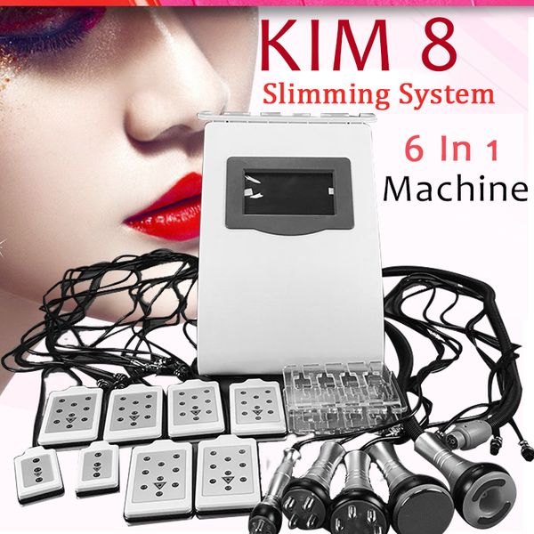 

promotion 6 in1 40k ultrasonic liposuction cavitation 8 pads lllt lipo laser slimming machine vacuum rf skin care salon spa equipment