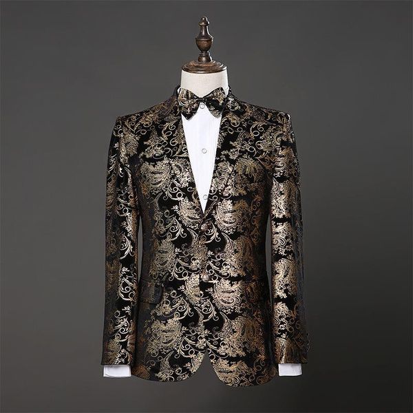 

мужская 2020 роскошная дизайнерская одежда мода повседневная тонкий ужин костюм ночной клуб платье выпускного вечера мужчины смокинги жених, White;black
