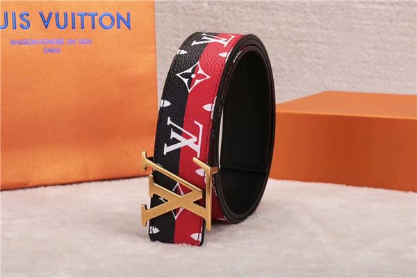 

with box fashion genuine leather brand mens women bronze buckle belt black female dress waist belts, Black;brown