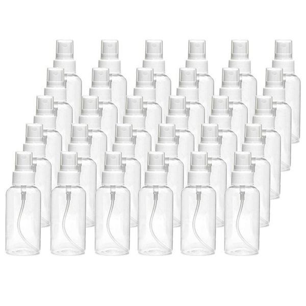 

30ml spray bottle transparent spray bottle refillable empty plastic bottle travel bottles suitable for disinfection liquids 30pcs