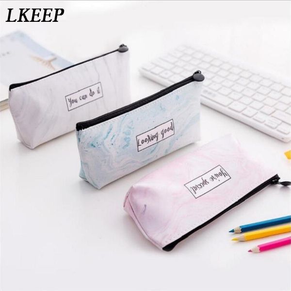

cute fashion marble multi-function travel cosmetic bag toiletry makeup bag pencil case travel accessories saco cosmetico