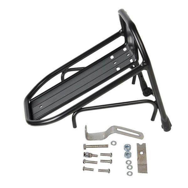 

car & truck racks bicycle aluminum alloy mtb road bike front rack durable carrier panniers bag luggage shelf cycling bracket
