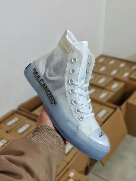 

2019 Old SKOOL WHITE X High help Men and Women Canvas 1970S Sports Shoes Yacht Club Cotton Candy Skating Casual Shoes size 36-45