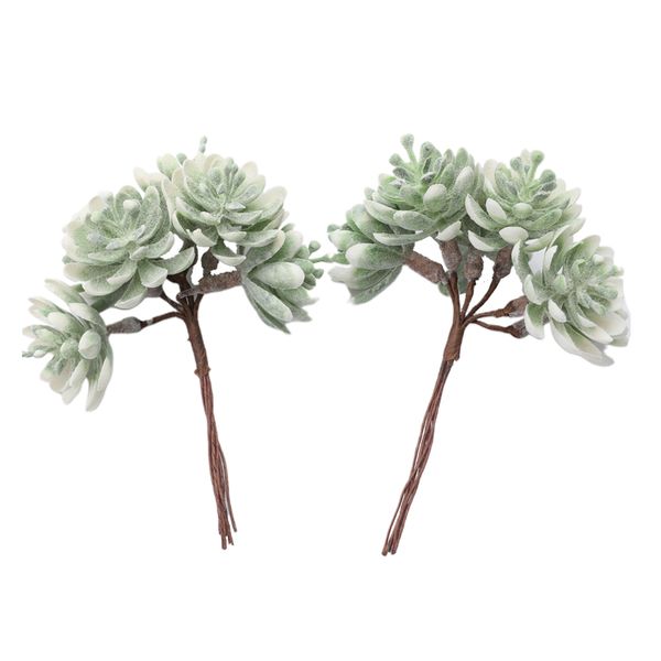 

12 pieces artificial succulent plants