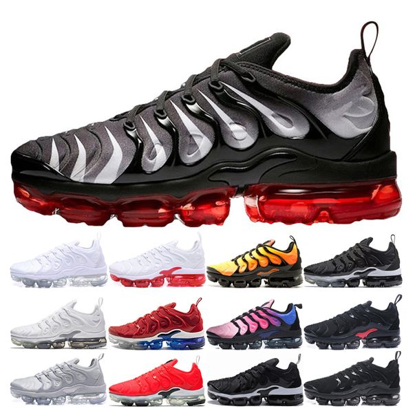 

plus running shoes for men women red shark tooth pure platinum pure platinum usa designer triple white black grape trainer sneakers shoes