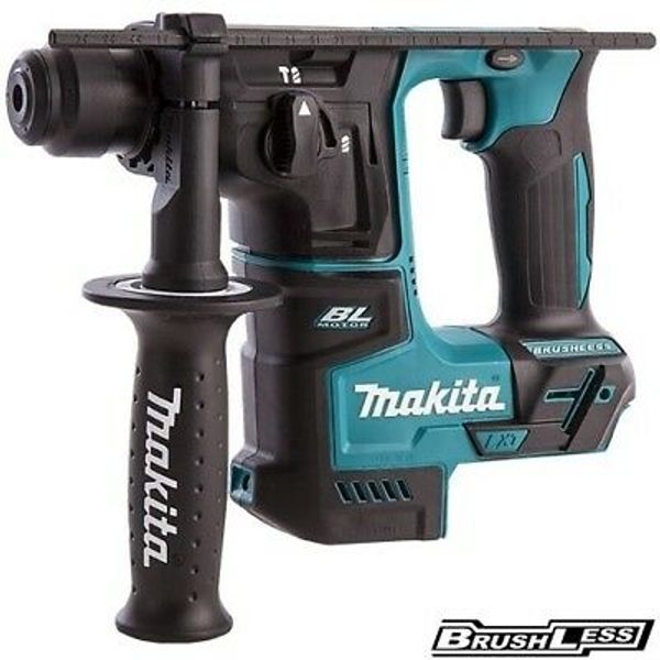 

Makita dhr171z 18v lxt cordle bru hle 17mm d plu rotary hammer body only