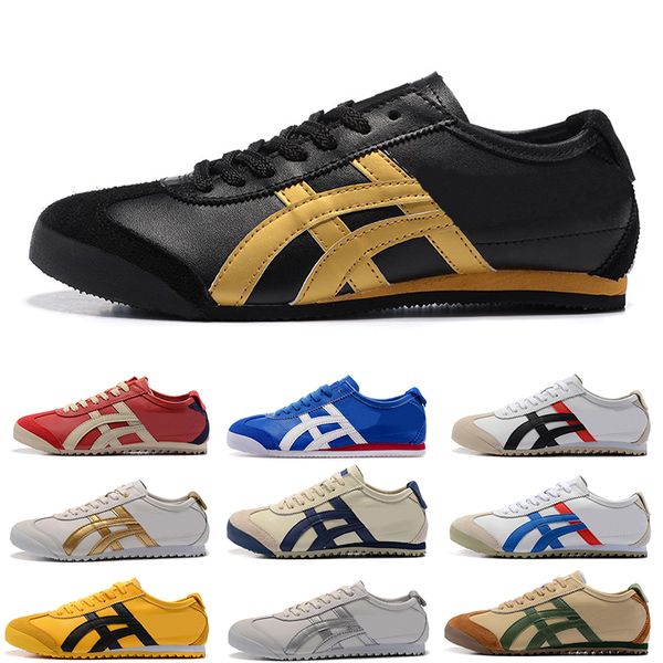 onitsuka tiger black white red