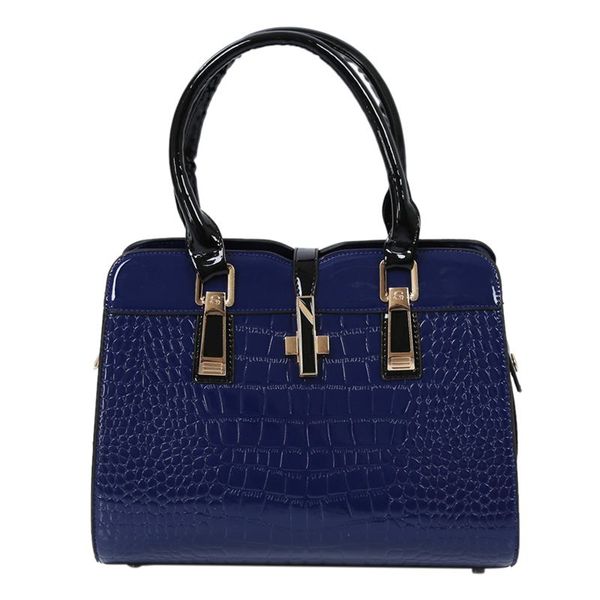 

european and american women's fashion commuter bag business casual handbag mobile messenger wild women bag dark blue