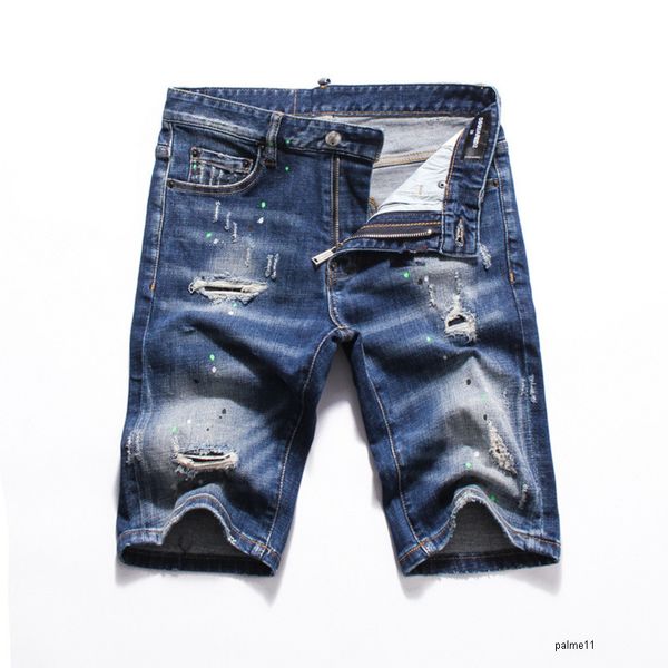 

mens designer short jeans straight lines holes tight jeans casual jean night club blue black cotton summer men's pants
