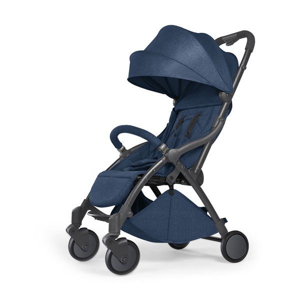 

babyruler automatic folding baby stroller ultra-lightweight poussette umbrella high landscape kinderwagen can sit can lie