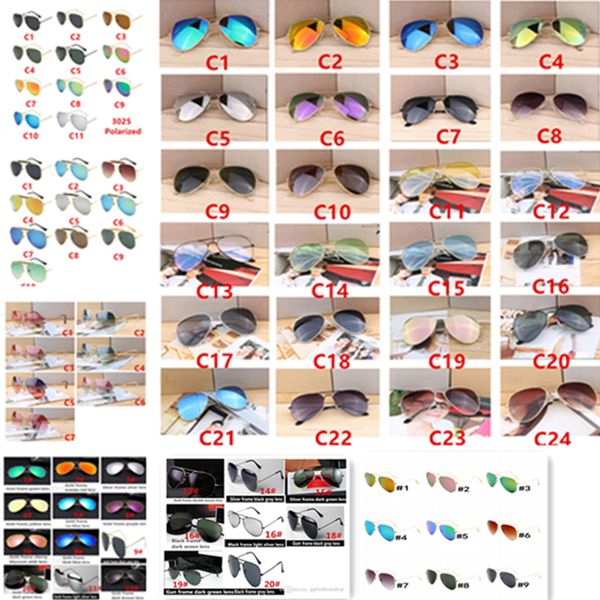 

designer brand new classic pilot sunglasses cycling sun glasses for men and women fashion dazzle colour mirrors glasses, White;black