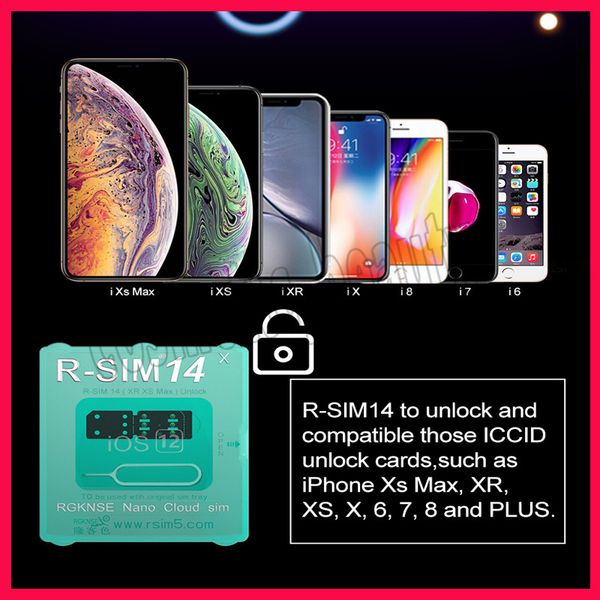 

2019 новая разблокировка iccid карта R-SIM14 RSIM14 R SIM14 r-sim14 rsim14 r sim14 для iphone8 7 6 xs max xr x iOS 12.x-7.x