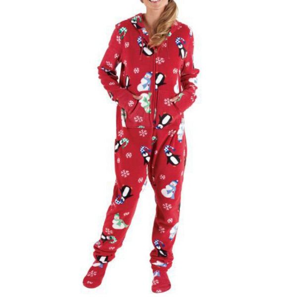 

christmas snowman print parent-child one-piece print parent-child home sleepwear pajamas nightwear family outfits mm, Black;red