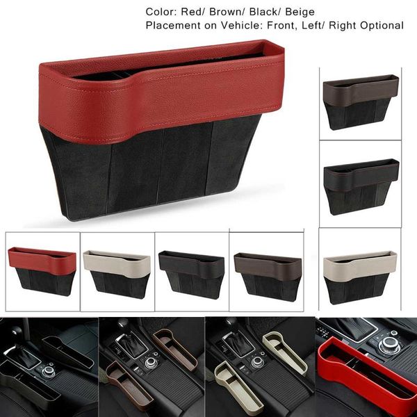 

leather car seat storage box driver passenger side car seat clip storage box multi-function supplies for vw for