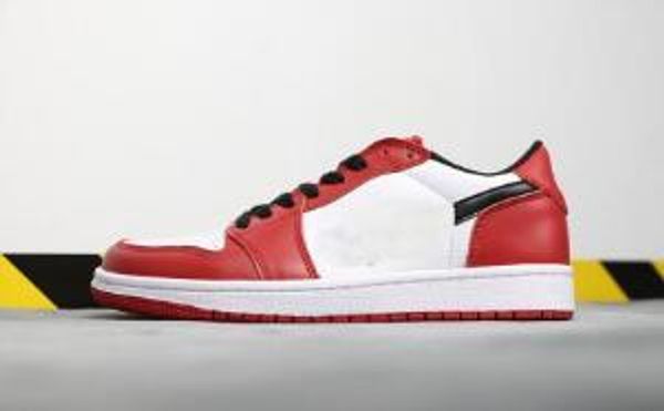 

men women 1 basketball shoes 1s og low white black red sports designer sneakers athletic shoes with box