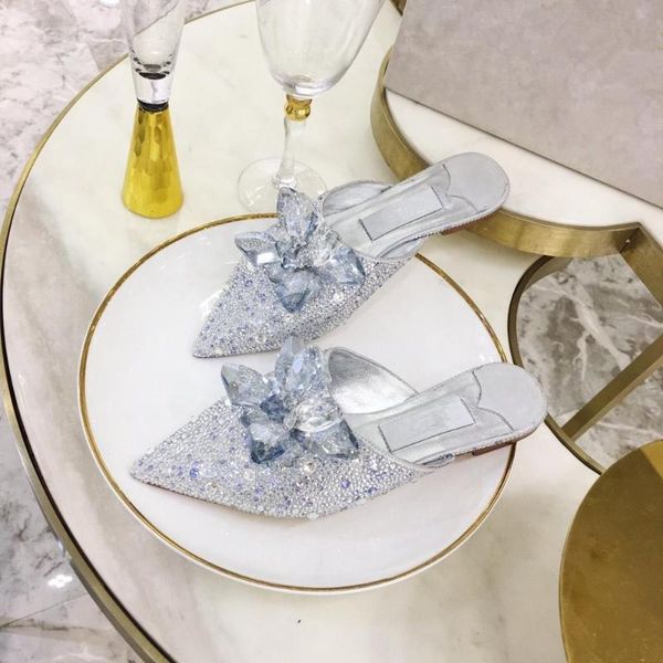 

shoes women platform shoes flats outdoor female slippers new summer women beaded slippers flat soft indoor elegant bling, Black