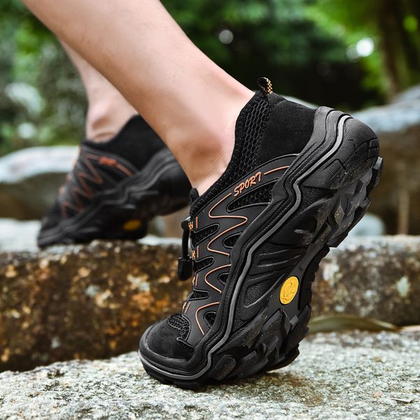 

upstream sandals men outdoor sport trails trekking shoes for men comfort wearable hiking climbing sneakers man footwear summer