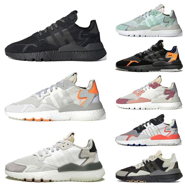 

2019 new style Nite Jogger 3M Reflective mens women running shoes brand breathable run sports shoes luxury designer sneakers seize 36-45