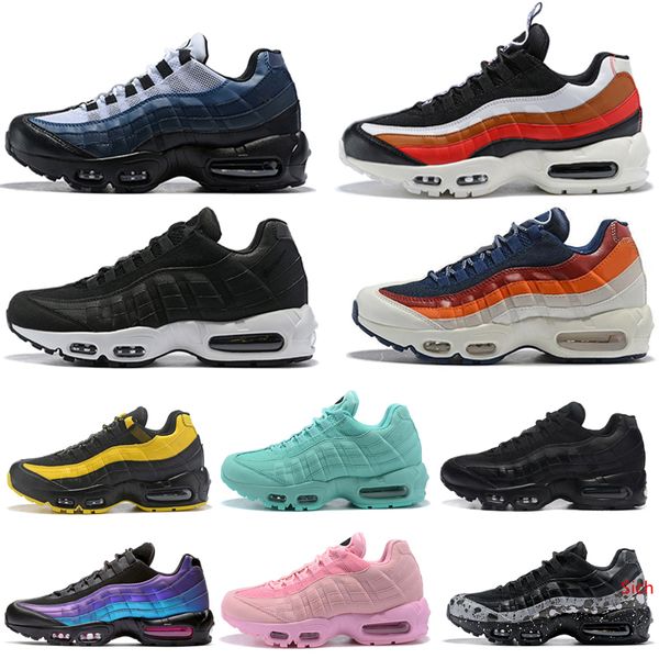 

fashion running shoes for men women laser fuchsia yellow pink all black white mens grey red trainers sports shoes sneakers size 36-45