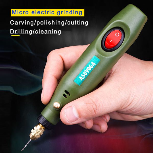 

electric grinder mini small jade beeswax carving tool electric grinding polishing machine micro household small drill