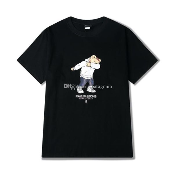 

мода новые мужские дизайнер футболки высокого качества мужские футболки повседневная комфортное мужчины женщины мультфильм печати короткие р, White;black