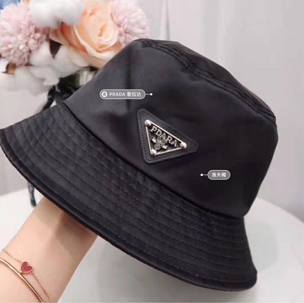 

luxury wholesale-summer sunbucket hat protection fishing brand pure color letters bob boonie bucket hats summer caps, Blue;gray
