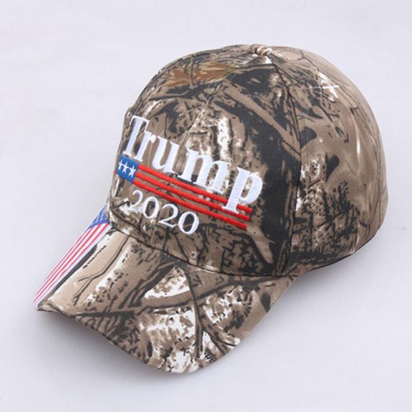 

2019 men women camouflage baseball hat visor trump 2020 maga camo embroidered hat keep make america great again cap us stock, White