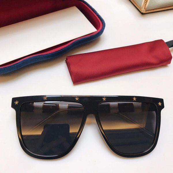

new luxury sunglasses men women design metal vintage sunglasses fashion style oval frameless uv 400 lens with original case g0712s, White;black