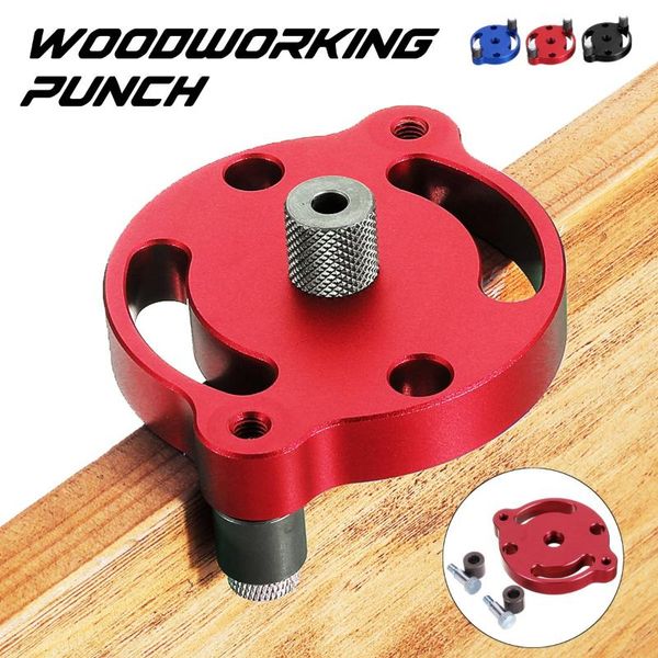

self-centering 6 8 10mm dowel jig wood panel puncher hole locator beech central holing position measuring drilling