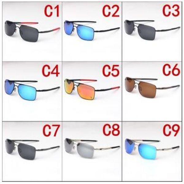 

новый металл 4124 солнцезащитные очки uv400 поляризованные линзы спортивные солнцезащитные очки мода велоспорт очки 12 цветов, White;black