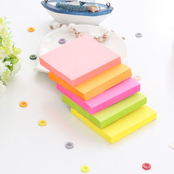 

100 pieces per bag fashion stickers note,five colours mix colors bags,office and school well use notes