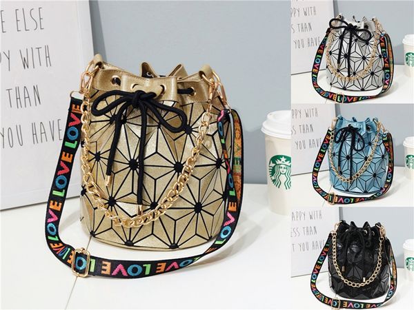 

bags for womens geometric bag leather bucket designer bags shoulder bag clutch bags ladies message wallets tags 007#368
