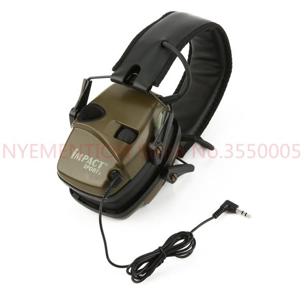 

electronic shooting earmuff outdoor sports anti-noise impact sound amplification tactical hearing protective headset 10pcs, Blue;gray