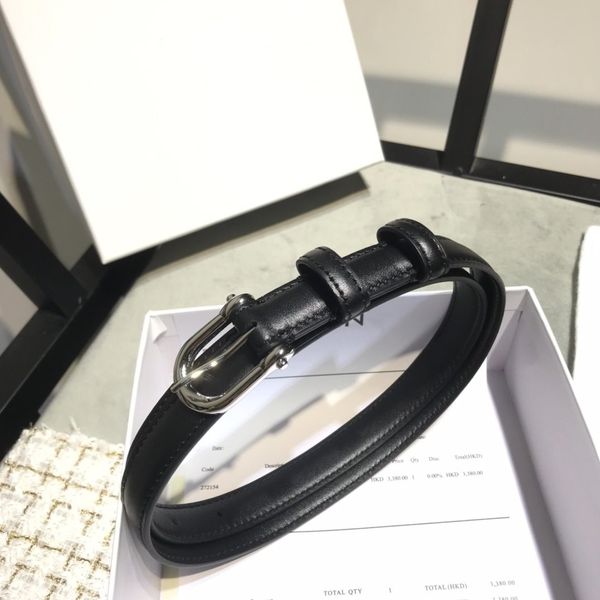 

2019 design men's and women's fashion belt genuine leather luxury belt brand belt joker leather 1.8cm long, Black;brown