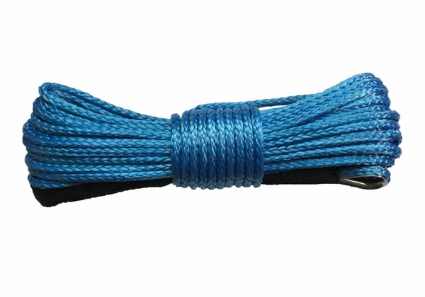 

6mm x 45m synthetic winch lines uhmwpe cable plasma rope with sheath car accessories ing