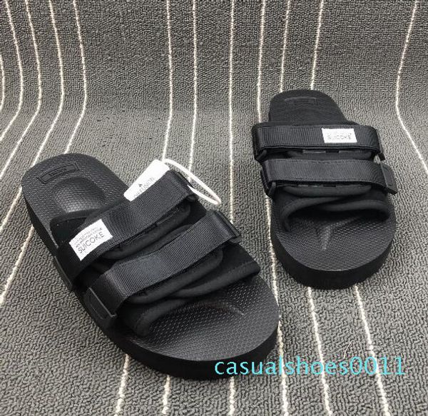 

new classics fashion clot suicoke vclt mens slippers summer designer hook & loop white black sandals flip flops scuffs size 40-45 cc1