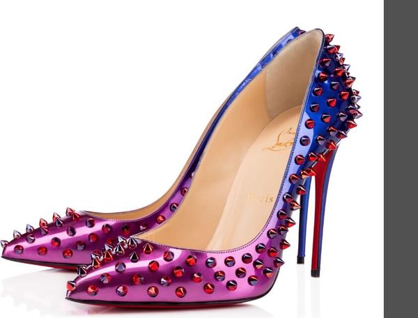 

Fashion luxury designer red bottoms high heels heel black silver wedding high heels e3