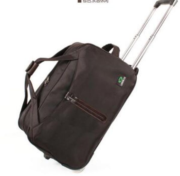 

2019 fashionable men's pull bag women's new style bag travel bag hand hold soft pull box oxford cloth one-way wheel