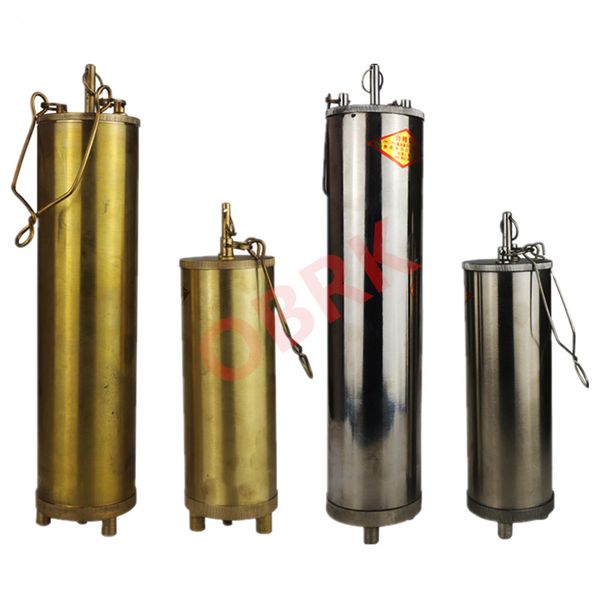 

500ml brass sampler stainless steel sampler for sampling tank bottom