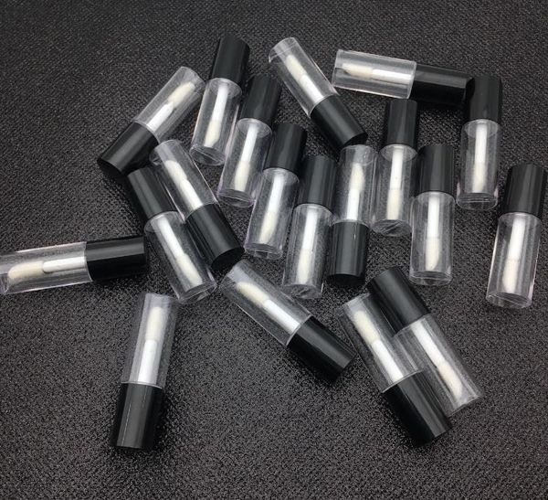 1.2ML Mini contenitori vuoti per lucidalabbra Bottiglia contenitore cosmetico Tubo Tappi in gomma per campioni di labbra Ricarica divisa da viaggio SN1845