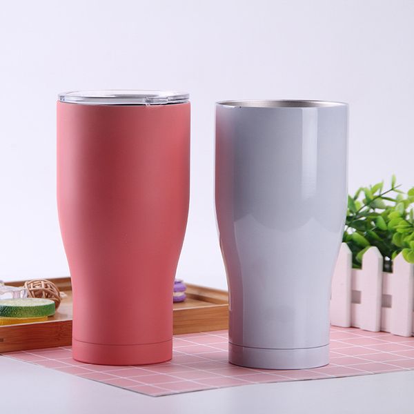 

cheapiest! нержавеющая сталь 18oz кривая чашка с двойными стенками изолированные стаканы для воды вакуумный питьевая чашка без стаканчика по