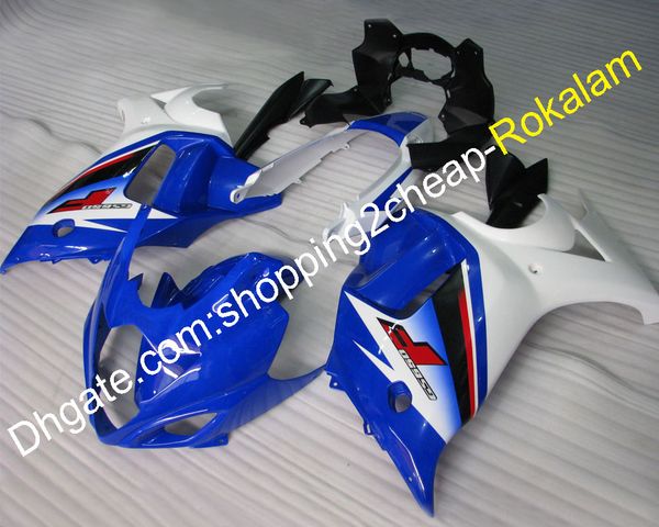 Для Suzuki GSX650F MOTO Parts GSX 650F 2009 2009 2010 2011 2012 2013 2013 GSX 650 F Blue White Body Preaking Aftermarket Kit