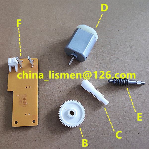 

48 teeth door side mirror folding motor fold mirror motor plastic gear for 5 6 8 car rearview