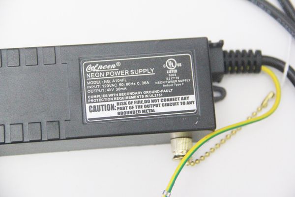 Freeshipping-Zertifizierung Neonlichttransformator Netzteil Neonlampengleichrichter Elektronischer Hochfrequenztransformator 4KV 30mA